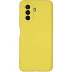 Huawei Nova Y70 Kılıf Nano Içi Kadife Silikon - Sarı - 1 - Renkli
