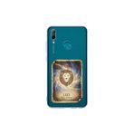 Huawei P Smart 2019 ile Uyumlu Burç Kartları Aslan Tasarımlı Şeffaf Silikon Kılıf