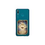 Huawei P Smart 2019 ile Uyumlu Burç Kartları Balık Tasarımlı Şeffaf Silikon Kılıf