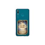 Huawei P Smart 2019 ile Uyumlu Burç Kartları Kova Tasarımlı Şeffaf Silikon Kılıf