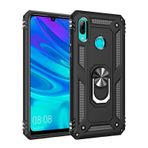 Huawei P Smart 2019 Kılıf Sofya Yüzüklü Standlı Korumalı Kılıf
