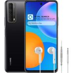 Huawei P Smart 2021 + Am 115 Kulaklık, Supercharge 22,5 W, Pil 5000 Mah, Aı ve 48 Mp Ana Sensörlü Dört Kamera, 6,67 Inç Fhd+ Ekran, 4 GB Ram, 128 GB Rom, Siyah - Siyah