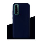 Huawei P Smart 2021 İle Uyumlu Kılıf Kamera Korumalı Silikon Ruber Arka Kapak Siyah