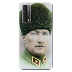 Huawei P Smart Mustafa Kemal Atatürk Desenli Silikon Kılıf