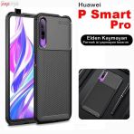 Huawei P Smart Pro 2019 Elde Kaymayan Kamera Korumali Kilif