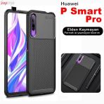 Huawei P Smart Pro 2019 Elde Kaymayan Kamera Korumali Kilif