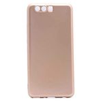 Huawei P10 Plus Uyumlu Mat Yumuşak Silikon Kılıf (Altın Rengi)