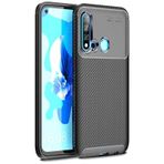 Huawei P20 Lite 2019 Kılıf Kamera Çıkıntılı Karbon Fiber Dokulu Renk Atmaz Kapak Negro