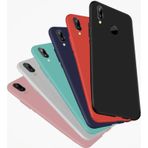 Huawei P20 Lite Kamera Korumali Kaliteli Soft Kilif 307191113 - Renk / Kirmizi renk-siyah