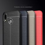 Huawei P20 Lite Kılıf Antişok Silikon Kapak Kılıf +Esnek Nano Cam