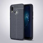Huawei P20 Lite Kılıf Deri Görünümlü Silikon Zipax-Zr-Niss