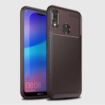 Huawei P20 Lite Kılıf Karbon Görünümlü Silikon Zipax-Zr-Negro