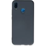 Huawei P20 Lite Kılıf Nano Içi Kadife Silikon - GRI-(5796)