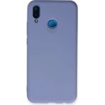 Huawei P20 Lite Kılıf Nano Içi Kadife Silikon - Lila
