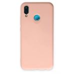 Huawei P20 Lite Kılıf Nano Içi Kadife Silikon - PUDRA-(5796)