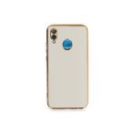 Huawei P20 Lite Kılıf Volet Silikon - Beyaz-(5796)