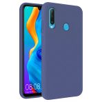 Huawei P30 Lite İnce Mat Silikon Kılıf Lacivert