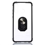 Huawei P30 Lite Kenarlari Renkli Anti Sok Seffaf Kilif