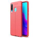 Huawei P30 Lite Kılıf Deri Görünümlü Renk Atmayan Dayanaklı Silikon Kapak Niss