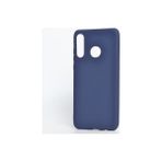 Huawei P30 Lite Kılıf Esnek ve Soft Silikon Kapak Lupsy Kapak - Midnight Blue