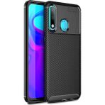 Huawei P30 Lite Kılıf Karbon Görünümlü Silikon Zipax-Zr-Negro