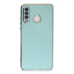 Huawei P30 Lite Kılıf Volet Silikon - Açık Yeşil-(5796)