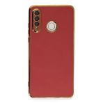 Huawei P30 Lite Kılıf Volet Silikon - Kırmızı-(5796)