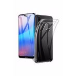 Huawei P30 Lite Premium Silikon Kılıf Şeffaf