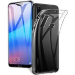 Huawei P30 Lite Uyumlu Kılıf Zebana Şeffaf Soft Silikon Kılıf Şeffaf