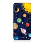 Huawei p30 Lite Uyumlu Silikon Kılıf Gezegenler Ve Yıldız Haritası