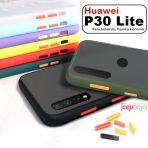 Huawei P30 Lite Yüksek Kenarlı El Izi Yapmayan Mat Kalite Kılıf