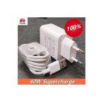 Huawei P30 Pro Lite Orjinal Super Charge 40w 4a Hızlı Şarj Aleti + Type-c Kablo