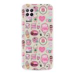 Huawei P40 Lite ile Uyumlu Kılıf Desenli Silikon Güzel ile Uyumlu Kılıf Donut Flamingo 1415