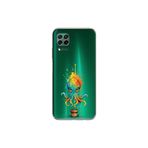Huawei P40 Lite ile uyumlu Splash ahtapot tasarımlı şeffaf silikon kılıf