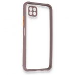 Huawei P40 Lite Miami Şeffaf Silikon Açık Mor Kılıf