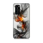 Huawei P40 Uyumlu Basketbol Potası Desenli Silikon Kılıf