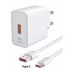 Huawei Super Charge 66W 6A Hızlı Şarj Aleti 100Cm Type-C Kablo 2 Yıl İthalatcı Garantili 002