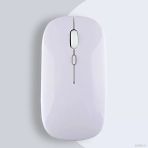 Huawei Tablet Şarj Edilebilir Sessiz Mouse Bluetooth + 2.4Hz Wifi Kablosuz Mouse Fare Beyaz