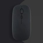 Huawei Tablet Şarj Edilebilir Sessiz Mouse Bluetooth + 2.4Hz Wifi Kablosuz Mouse Fare Siyah
