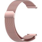 Huawei Watch 3 Gt Gt2 GT2E Gt3 Gt4 Gt5 Pro Se Elite 46MM Uyumlu 22MM Milano Metal Hasır Mıknatıslı Kordon Paslanmaz Çelik - Huawei 22mm - Pembe