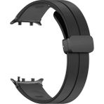 Huawei Watch D2 Akıllı Saat Uyumlu Magnet Mıknatıslı Silikon Kordon - Siyah