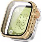 Huawei Watch Fit 3 Ten Apple Watch Ultra 49MM Kasa Dönüştürücü ve Ekran Koruyucu - Gold