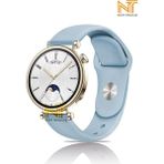 Huawei Watch Gt 2 42MM /gt 3 42MM / Gt 3 Elegant 42MM Liquid Silikon Kordon 20MM - Buz Mavisi
