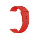 Huawei Watch Gt 2 46 Mm Icin Silikon Kordon Kirmizi