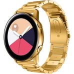 Huawei Watch Gt 3 Elegant 42MM Uyumlu 20MM Metal Baklalı Paslanmaz Çelik Kordon - Gold