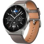 Huawei Watch Gt 3 Pro 46 mm Akıllı Saat, Titanyum Kasa, Safir Kristal, Dalış Modu, Uzun Pil Ömrü, Kablosuz Şarj, Kalp Atış Hızı ve Spo2 Izleme, 30 Ay Garanti, Gri - Siyah