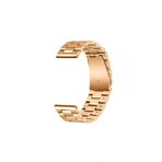 Huawei Watch Gt - Gt 2 46 - Gt 2 46 Pro Icin Metal Tokali Disli Kordon Rose Gold