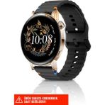 Huawei Watch Gt / Gt2 / Gt3 Elegant 42MM Uyumlu Wave Silikon Kordon 20MM - Siyah