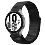 Huawei Watch GT GT2 GT3 GT4 42mm/Honor Magic 2 ile uyumlu Kordon Hasır Band Siyah-Beyaz