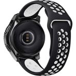 Huawei Watch GT GT2 GT3 GT4 GT5 42mm/Honor Magic 2 Kordon Nike Spor Kordon - Siyah - Beyaz - Huw 20mm